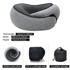 Memory Foam Neck Pillow Travel Snail Design