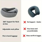 Memory Foam Neck Pillow Travel Snail Design